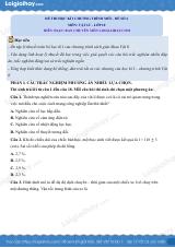 Đề thi học kì 1 Vật lí 10 Cánh diều - Đề số 6